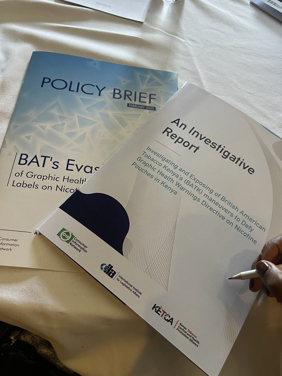 The strategies used by BATK to undermine tobacco control regulations include: 

📢 Manipulation 
📢 Economic Blackmail
📢 Legal and Legislative 
📢 Scientific Claims 
📢 Media Campaigns 
📢 Influence Peddling 

#ExposeBATKenya