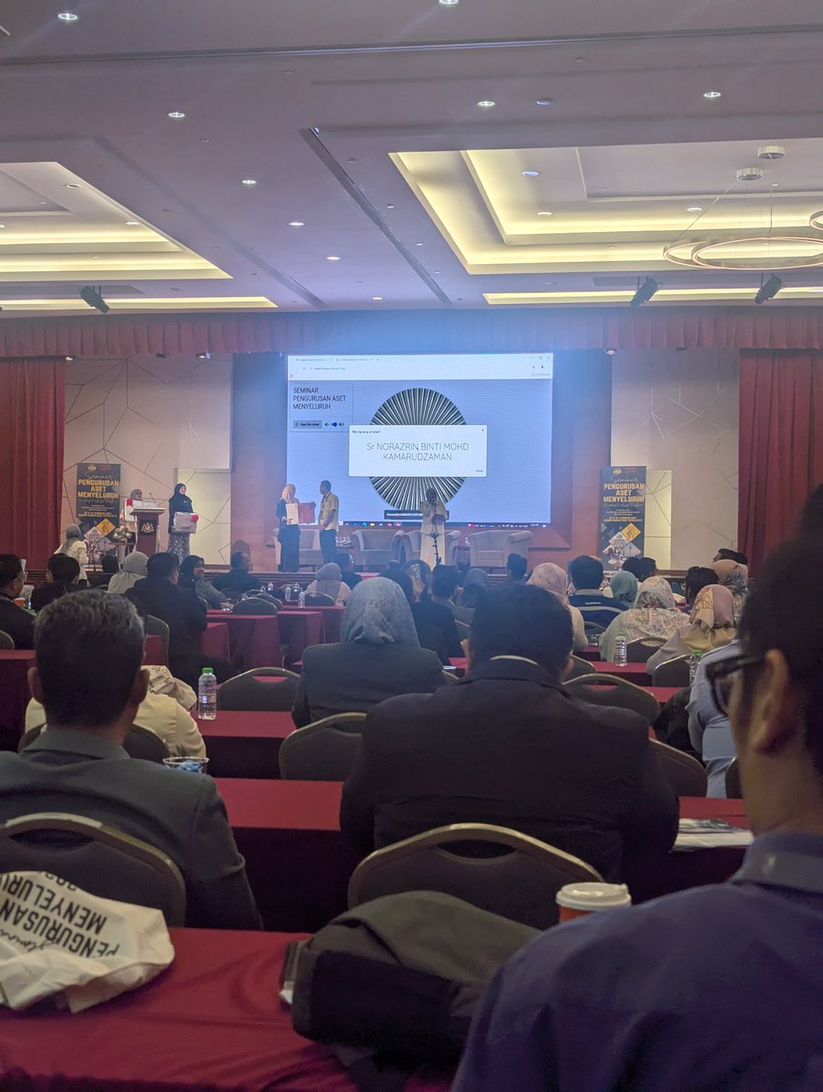 SEMINAR PENGURUSAN ASET MENYELURUH 2025:“ROADMAP TO ASSET EXCELLENCE”–MERINTIS USAHA KE ARAH PEMBUDAYAAN AMALAN TERBAIK DLM PENGURUSAN ASET MNYELURUH NEGARA 
📍Dewan Damar Sari
📆 25-26.2.25
🤝Anjuran CPAB dgn kerjasama MAPMA
<a href="/IPJKR_Official/">JKR Malaysia Rasmi</a>
<a href="/moworksmy/">Kementerian Kerja Raya Malaysia</a>
<a href="/JkrMaria/">Maria Marcus</a>
#IamJKR #KitaJKR