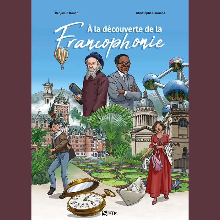 Présentation de la BD À LA DÉCOUVERTE DE LA FRANCOPHONIE 
avec <a href="/Benjamin_Boutin/">Benjamin Boutin</a> et Anne-Rosine Delbart. Lundi 17 mars 2025 à 20h - Maison de la Francité - 18 Rue Joseph II - 1000 Bruxelles
L'inscription est gratuite et se fait via le lien suivant : airtable.com/appMZBBqYVQMlK…
