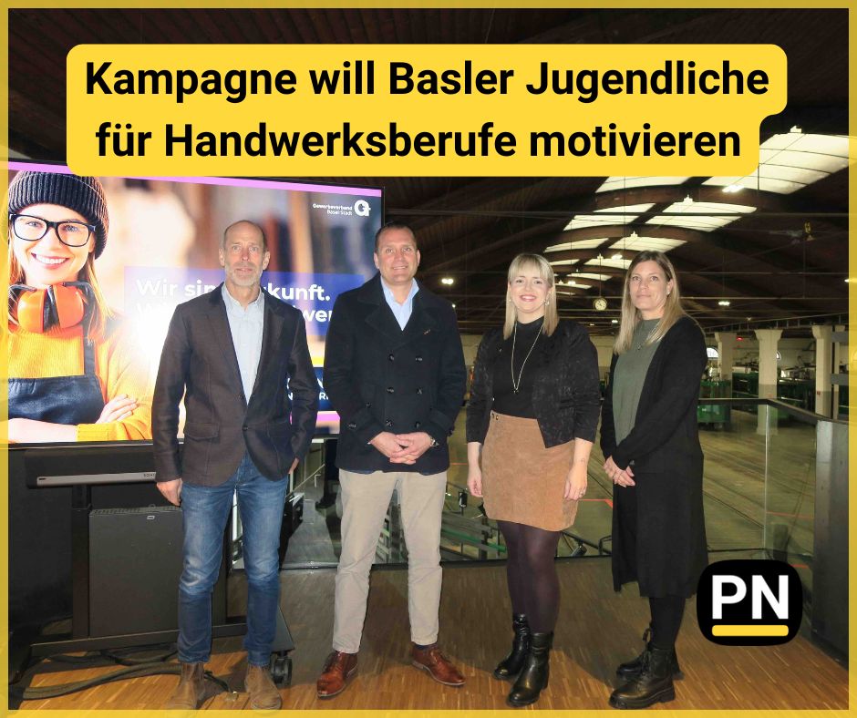 Die Wertschätzung gegenüber handwerklichen Berufen hat abgenommen. Der Gewerbeverband Basel-Stadt will dies mit einer Kampagne ändern.

Zum Artikel: buff.ly/4h6KaOQ
