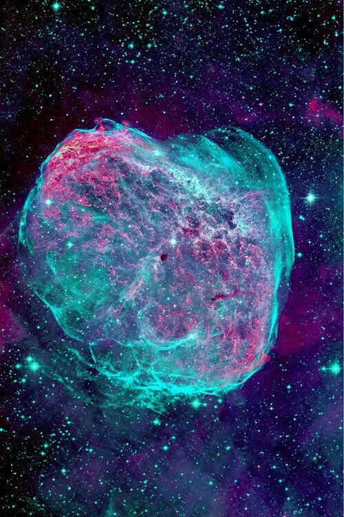 NGC6888 Crescent nebula in Cygnus constellation by 📷 nebula images.