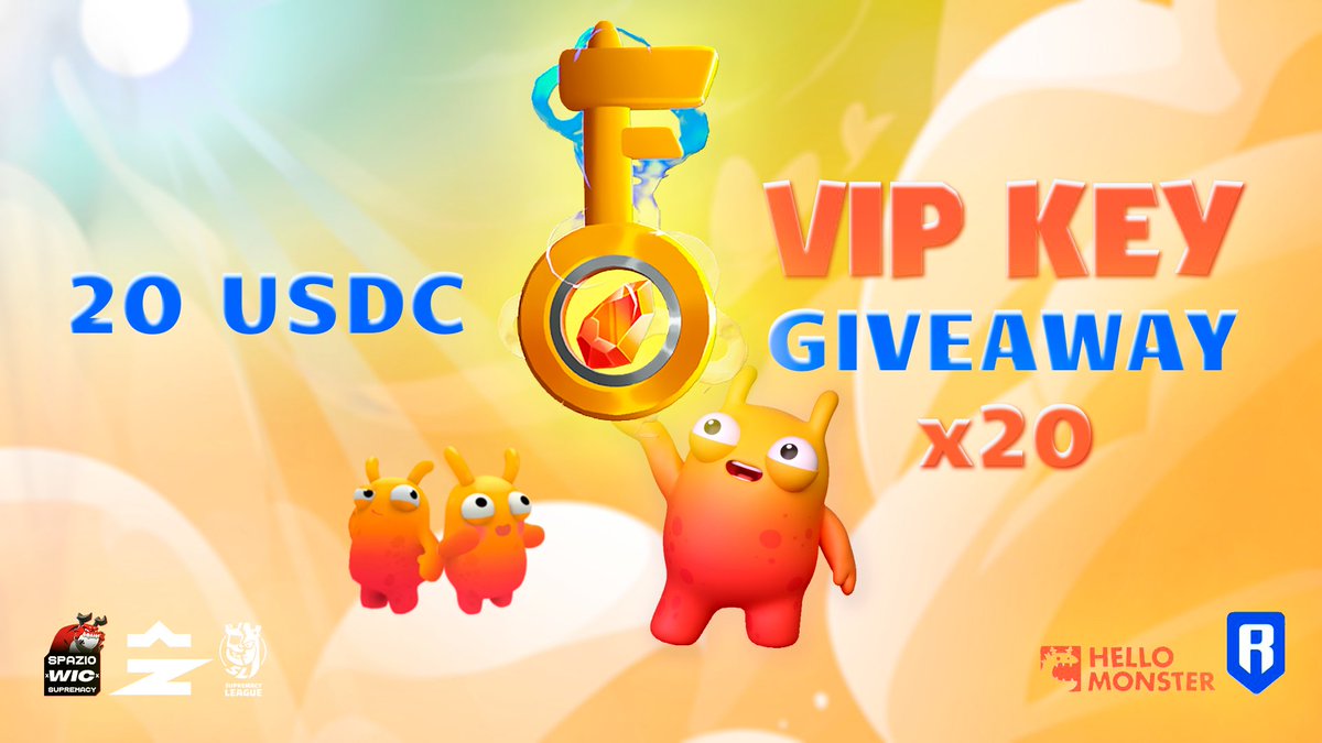 🚀✨𝐖𝐈𝐍 𝟏 𝐨𝐟 𝟐𝟎 𝐕𝐈𝐏 𝐊𝐄𝐘𝐒 𝐟𝐨𝐫 𝐖𝐎𝐍𝐃𝐄𝐑 𝐖𝐀𝐑𝐒!✨🚀

🔥 Ready to dominate the game? Here’s how to enter:
1️⃣ Follow these 3 accounts @spazioWICsmcy <a href="/CR_Supremacy/">Supremacy League</a> <a href="/Spazioleague2/">SpazioLeague</a> 
2️⃣ LIKE &amp; RETWEET
3️⃣ Tag a friend 🎮

🎁 BONUS: One random participant will also