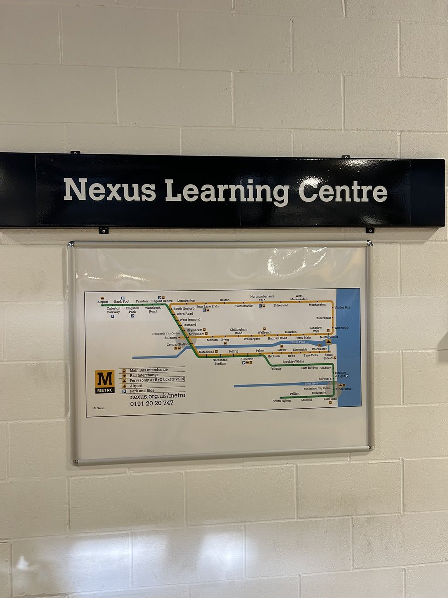 The only <a href="/My_Metro/">Tyne and Wear Metro</a> station that doesn’t appear on any maps!

Today I’m at the Nexus Learning Centre exploring the new Class 555 Metro trains, courtesy of <a href="/youngbuspros/">Young Bus Professionals</a>