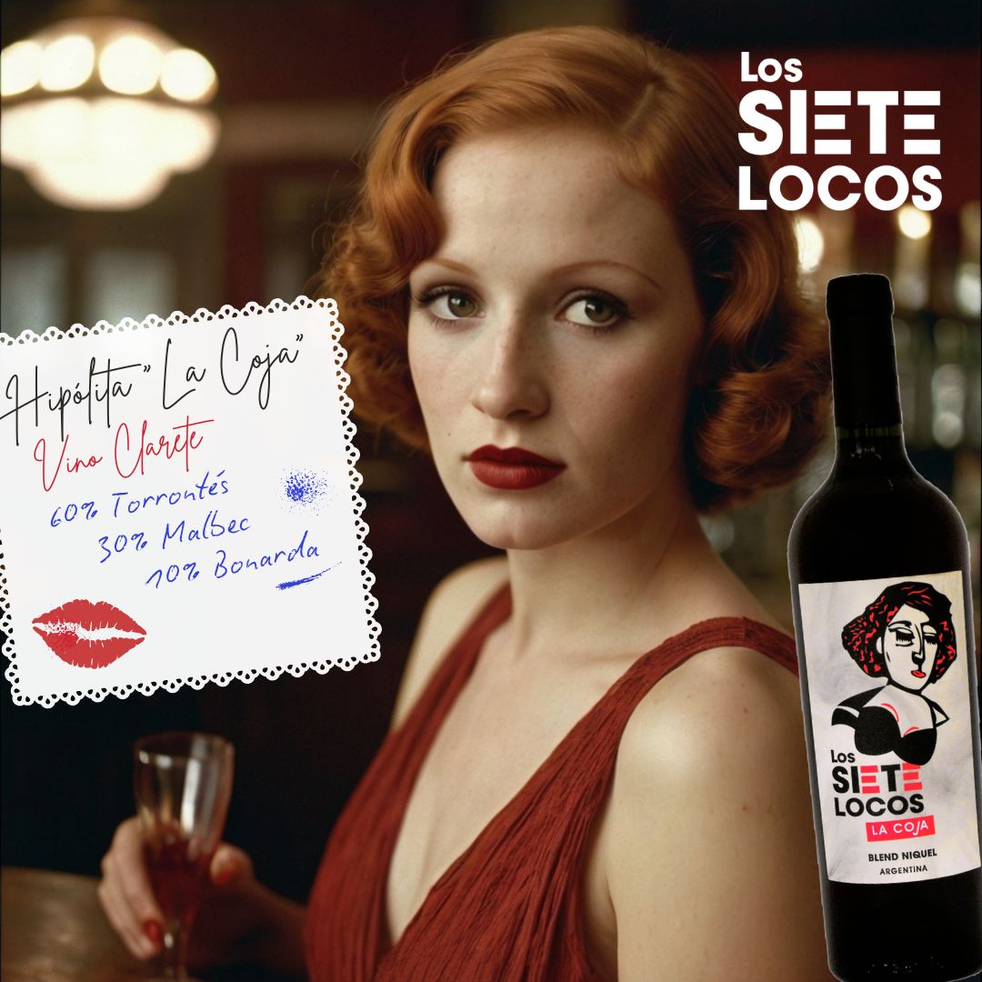 La Coja - Vino Clarete de color rojo Lujuria
Mujer fuerte y astuta que lucha por sobrevivir en un mundo hostil. Con un pasado difícil, desde niña trabajando como sirvienta , su paso por el universo de los burdeles, hasta casarse con Ergueta "El Farmacéutico".