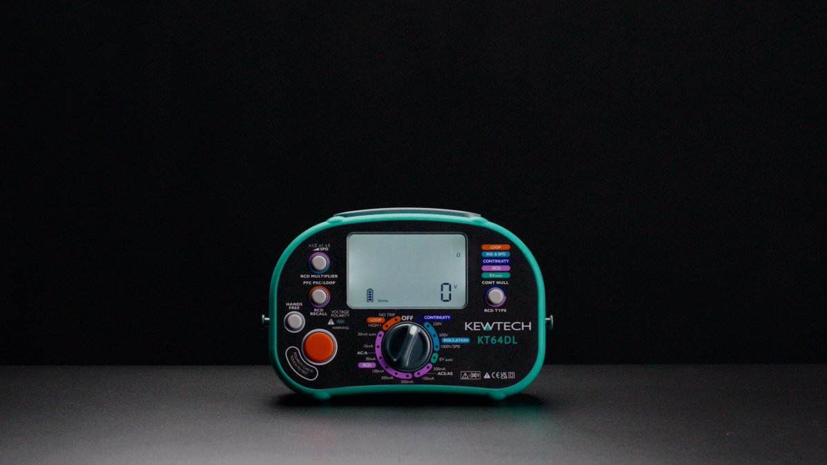 Introducing the KT64DL Multifunction Tester from Kewtech! ⚡️

Your ultimate tool, compact, reliable, and packed with advanced features to make your job faster, simpler and safer. 

Pre-order yours today and experience the next level of precision! 🔧

Visit mailchi.mp/a13d0048395b/z…