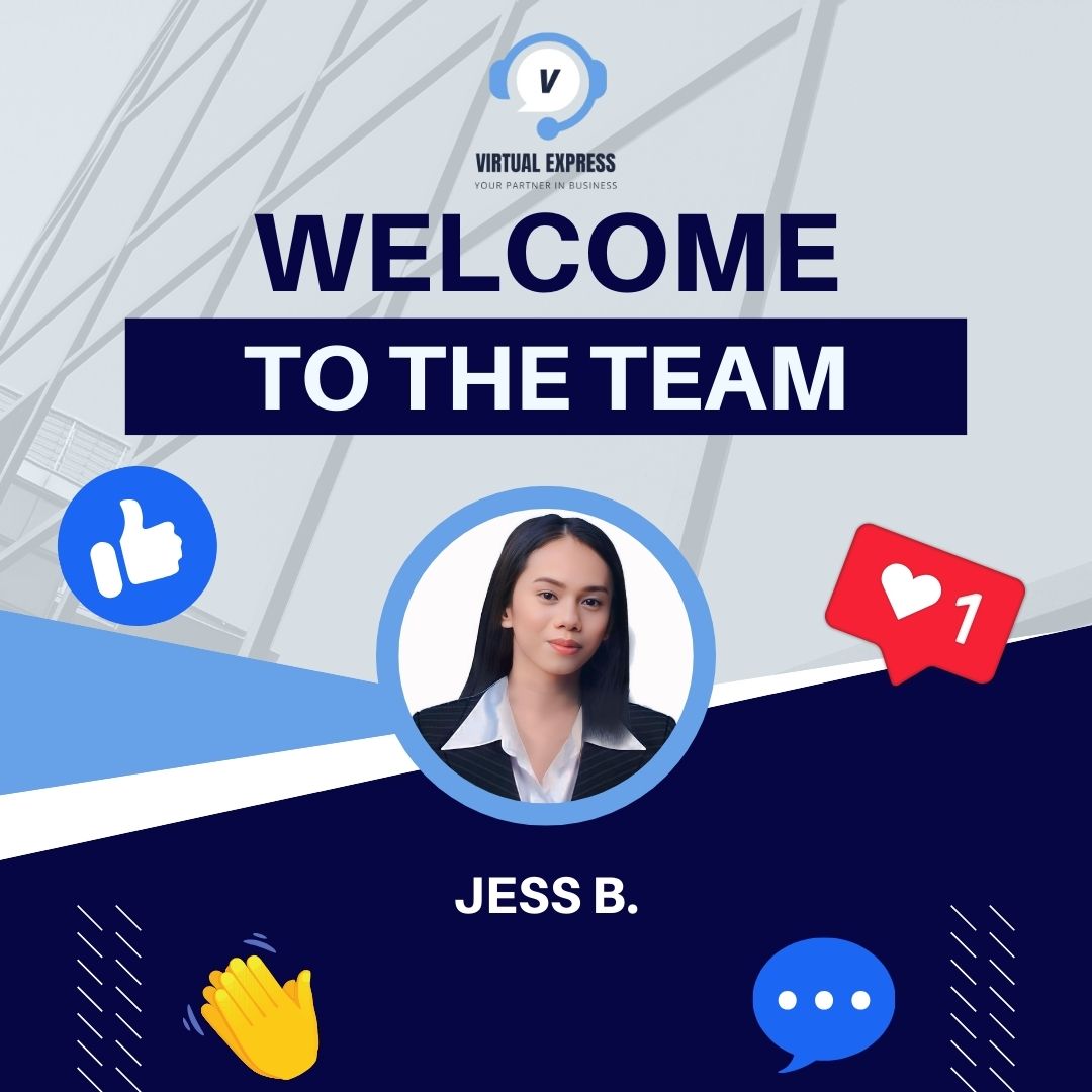 virtualexpress_'s tweet image. 🚀 Welcome to the Team, Jess B.! 🎉 

We’re thrilled to have you on board at Virtual Express💙 
Your journey as a Virtual Assistant starts here, and we can’t wait to see you thrive! 

Join us in giving Jess B. a warm welcome in the comments!  
#WelcomeToTheTeam #VirtualExpress