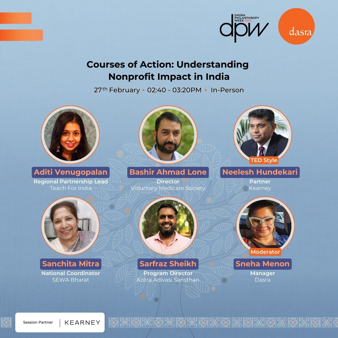 At IPF Mumbai, we will launch a report offering cutting-edge insights into the changing dynamics of India’s nonprofit ecosystem. Join leading practitioners, as they explore the opportunities &amp; challenges of nonprofit action in India.

To know more, visit - dasraphilanthropyweek.org/27th-february/