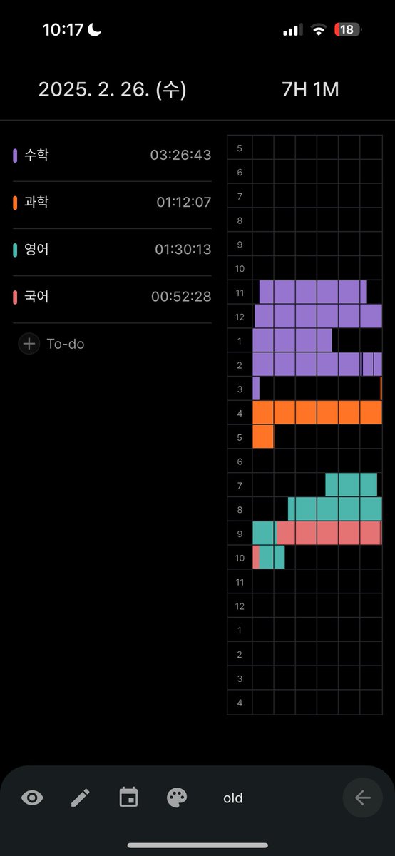 순공7시간끗 ~ ~