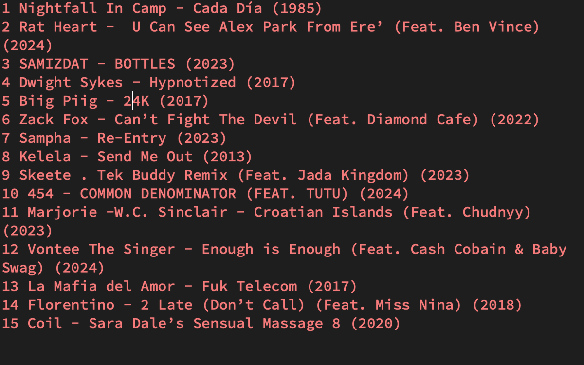 methodronee's tweet photo. Last Enxebre on SC <3 

Tracklist included ;) 

https://t.co/HSAbqvyqMf https://t.co/bGiMdf5J3o