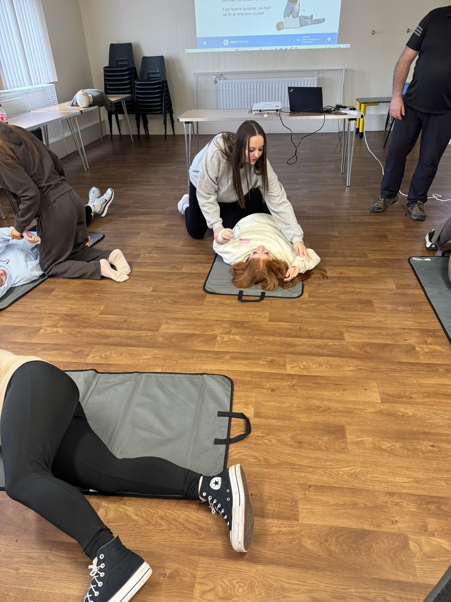 NLC Pathways Programme (@pathwaysnlc) on Twitter photo Today our childcare group were learning Paediatric First Aid, very important for their future destinations. Excellent attitude from everyone. Well done 🏥🙌🙌 <a href="/routestowork/">Routes to Work</a> <a href="/DYWScot/">DYW Scotland</a> Today our childcare group were learning Paediatric First Aid, very important for their future destinations. Excellent attitude from everyone. Well done 🏥🙌🙌 <a href="/routestowork/">Routes to Work</a> <a href="/DYWScot/">DYW Scotland</a>
