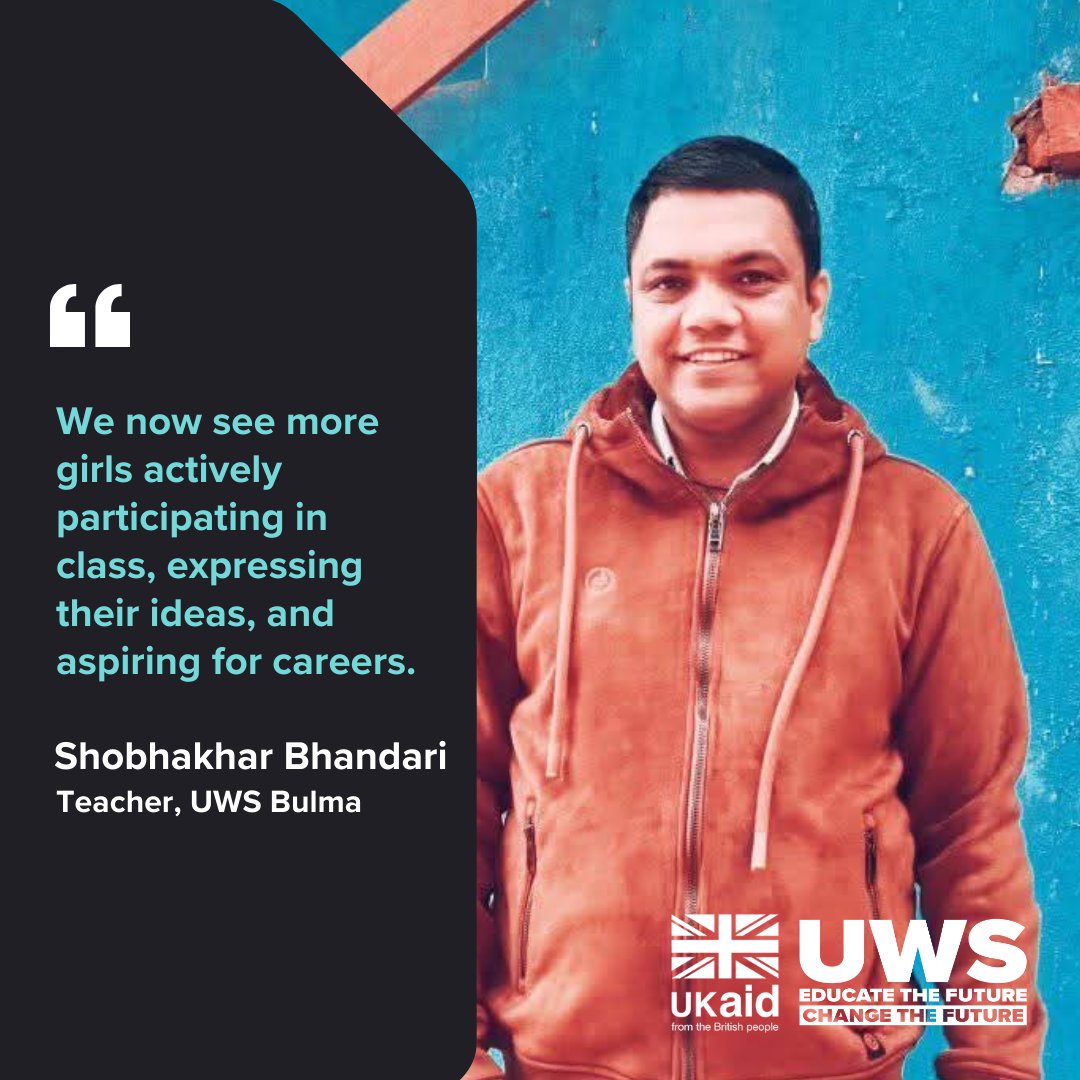 UWS (@teamuws) on Twitter photo Education is about equality, not just access. Thanks to our #UKAidMatch programme with <a href="/FCDOGovUK/">Foreign, Commonwealth & Development Office</a> , We’re tackling gender biases to help girls thrive in school.
🔗 Read more: uwsglobal.net/girls-will-be-… Education is about equality, not just access. Thanks to our #UKAidMatch programme with <a href="/FCDOGovUK/">Foreign, Commonwealth & Development Office</a> , We’re tackling gender biases to help girls thrive in school.
🔗 Read more: uwsglobal.net/girls-will-be-…