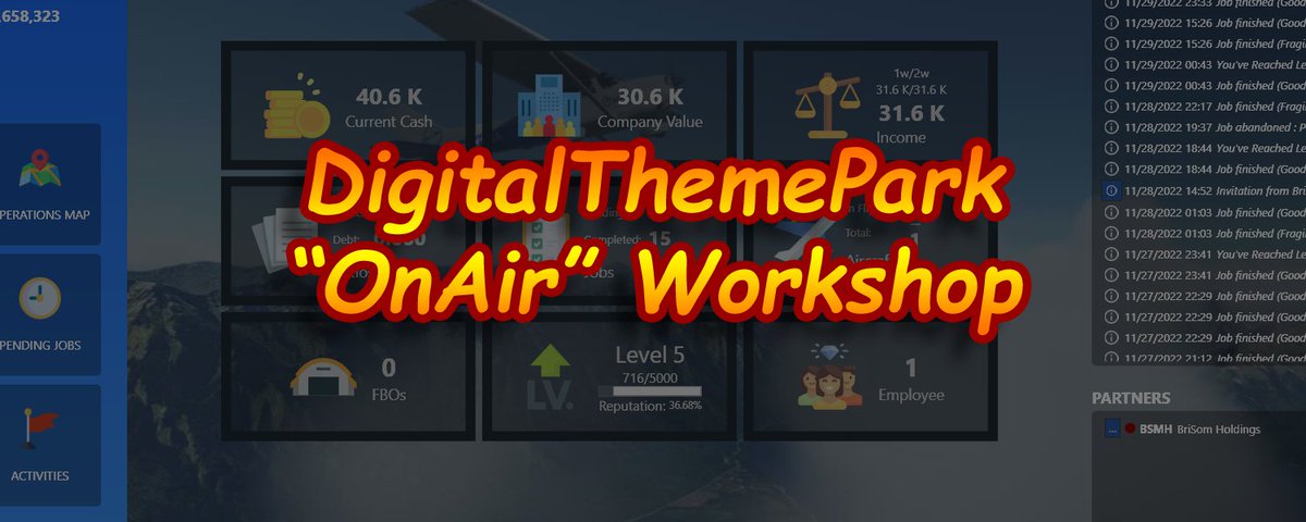 📷 Join Our Live Workshop: Master the OnAir Airline Manager!
DigitalThemePark and OnAir are thrilled to host our annual OnAir Airline Manager workshop! 
📷  Workshop Details: Click below for the date, time, and more!
digitalthemepark.com/2025/02/25/ona…