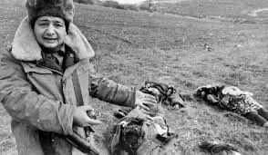 999amanovvv's tweet photo. At 23:00 on February 25, Armenian forces began firing on Khojaly, and the city was heavily shelled for a long time. #KhojalyGenocide #Khojaly33years https://t.co/yqVT6AorsF
