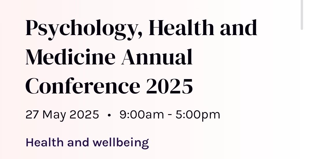 BPS DHPNI (@dhpni) on Twitter photo 📢 Dont miss out! Submit your abstract for the Psychology Health and Medicine Conference today before the deadline - Feb 27th. Lots of opportunities to present your work. <a href="/divhealthpsych/">BPS DHP</a> <a href="/PSI_DHP/">PSI DHP</a> <a href="/QUBPsych/">QUB - School of Psychology</a> <a href="/QUBSONM/">QUBNursing&Midwifery</a> <a href="/publichealthni/">Public Health Agency</a> <a href="/UlsterUniPsych/">UlsterUni Psychology</a> 📢 Dont miss out! Submit your abstract for the Psychology Health and Medicine Conference today before the deadline - Feb 27th. Lots of opportunities to present your work. <a href="/divhealthpsych/">BPS DHP</a> <a href="/PSI_DHP/">PSI DHP</a> <a href="/QUBPsych/">QUB - School of Psychology</a> <a href="/QUBSONM/">QUBNursing&Midwifery</a> <a href="/publichealthni/">Public Health Agency</a> <a href="/UlsterUniPsych/">UlsterUni Psychology</a>