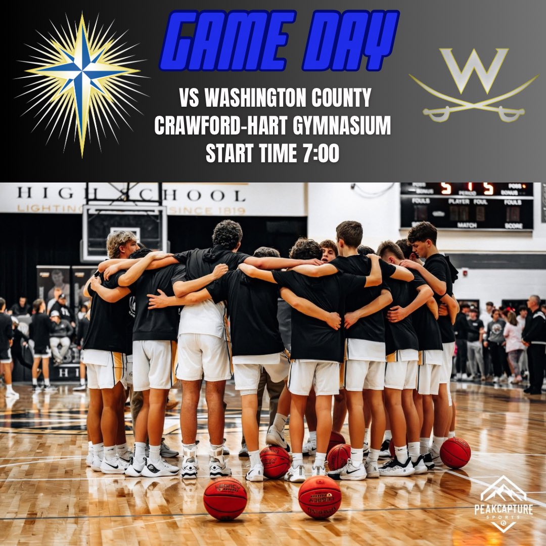 It’s finally time for the Eagles to start the district tournament! We take on Washington County at 7:00 tonight inside Crawford-Hart Gymnasium! We need everyone to come out and pack the stands for some great district basketball!

Photo credit: Peak Capture Sports