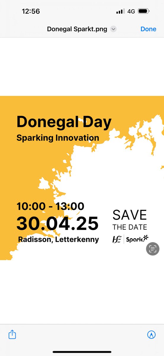 donegal33's tweet image. 🚀 Save the Date Donegal Innovators ✨

If you work in the HSE and are passionate about innovation and driving change in your community, this is an event you won’t want to miss! @ProgrammeSpark 

#Innovation #Donegal #SparkingInnovation #Creativity #Teamwork  #LocalImpact