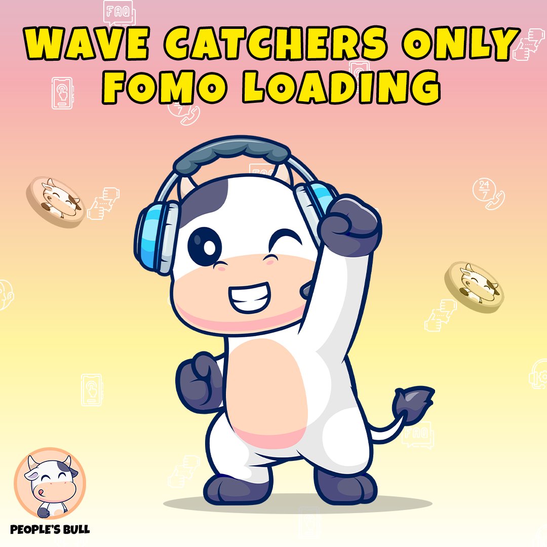 PPLSBull_BTFD's tweet photo. Don’t get left behind. 🚀🐂
#BTFD #FOMOLoading #BullishVibes #TheBullsHerd #CatchTheWave https://t.co/ujx9Ph2ZZ5