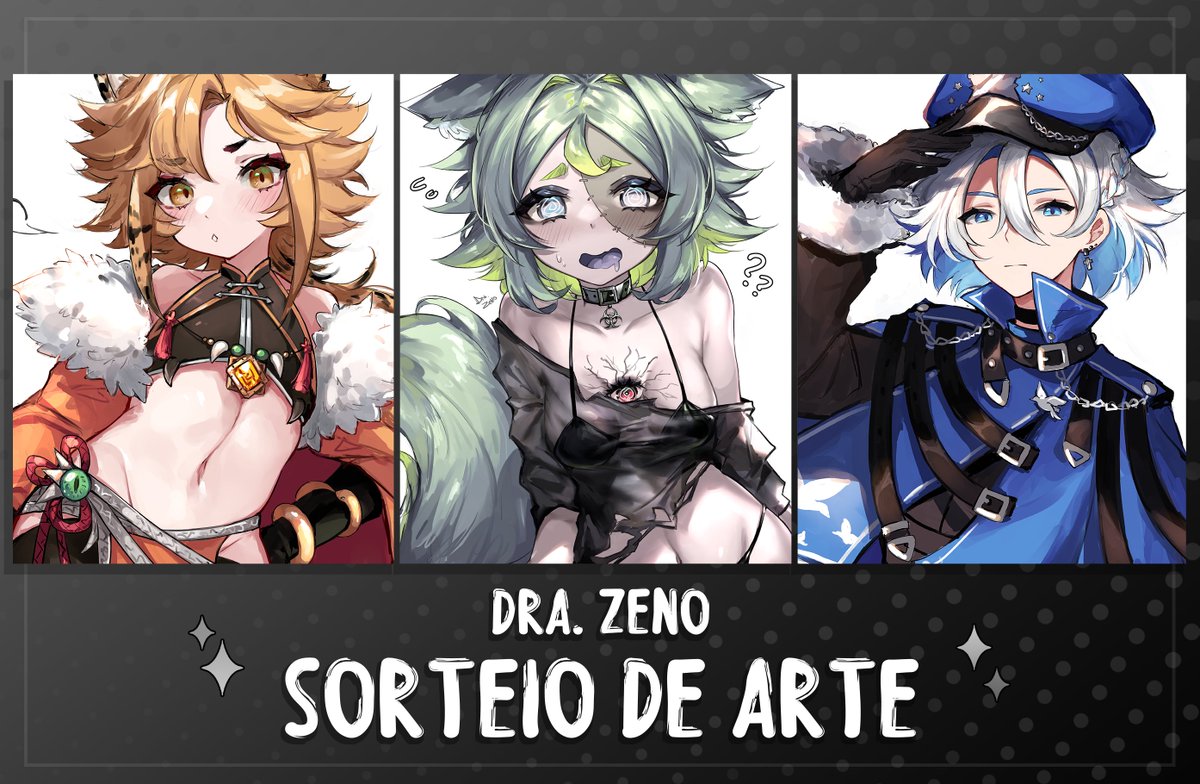 Pessoal minha tablet nova chegou e como prometido ta ai o sorteio de arte!!✨

- Prêmio: Uma arte halfbody toda colorida!
- Como participar: 
❤️deixe um like~
👋me seguir~
🎨comentar com uma foto do seu vtuber/oc~

📅Termina sexta-feira dia 28!
Boa sorte a todos!!