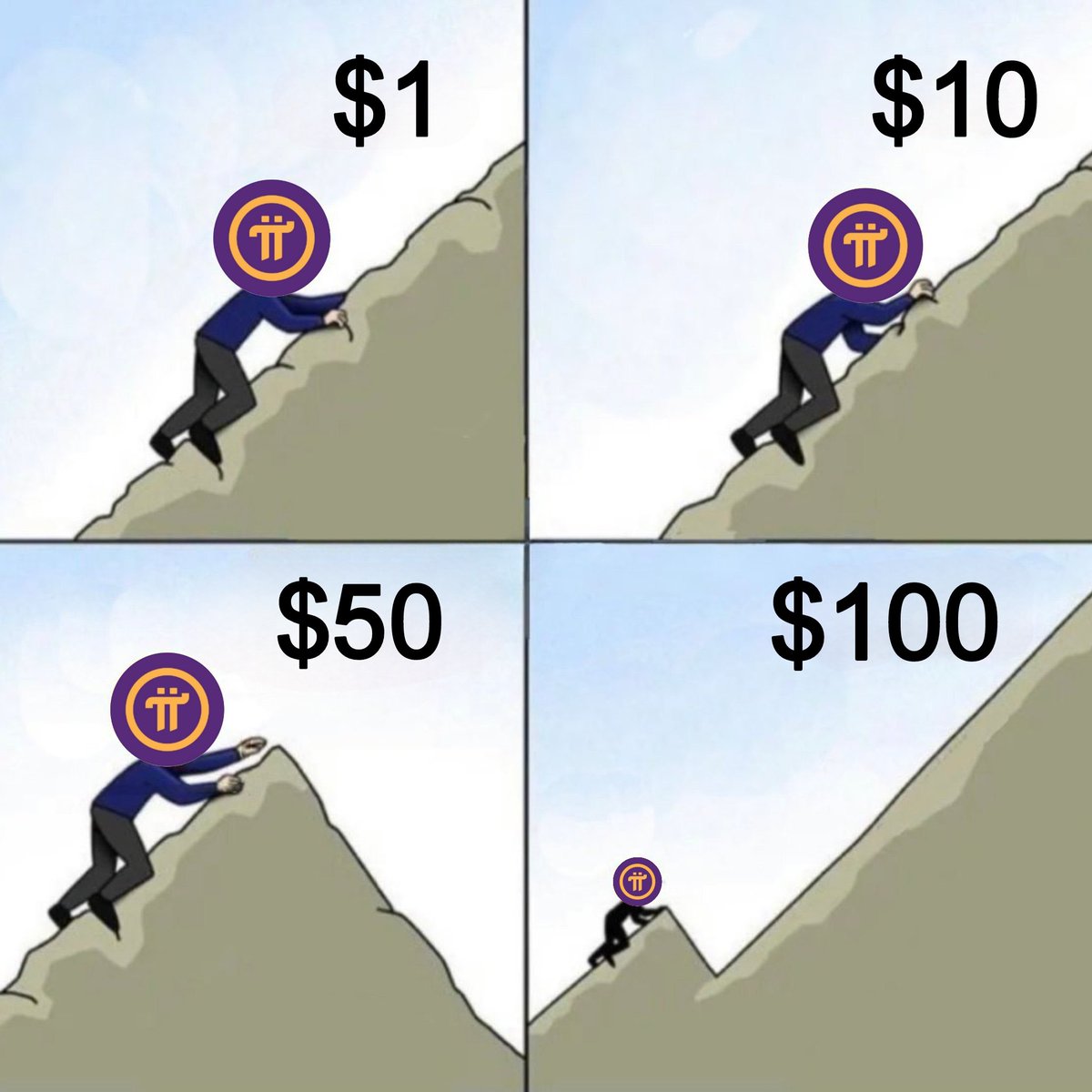 drnicolas_'s tweet image. 🚨Ignore the $PI FUD!🚨 They underestimate us. They think we&apos;re just dreamers. They&apos;re WRONG!
$1 ➡️ $10 ➡️ $50. Each step fuels the FIRE.🔥 $100 is just the BEGINNING. We&apos;re not just changing the game, we&apos;re building a NEW WORLD. 🌎 Are you ready to make HISTORY?!👀🔜🚀#PINETWORK…