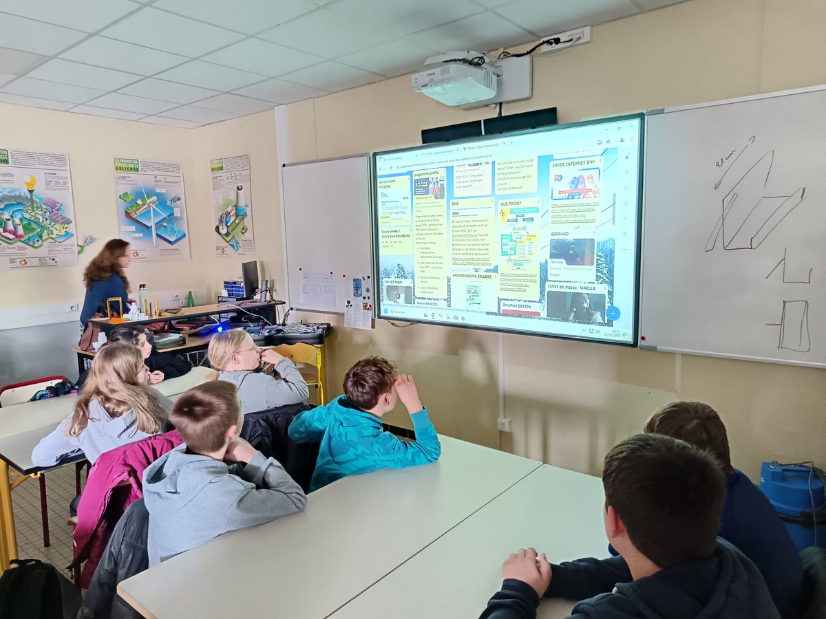 AndreDelme's tweet image. 💻🖥 #SaferInternetDay , la suite! 
C&apos;est au tour des élèves de 6eme de bénéficier ce jour d&apos;un atelier de sensibilisation au cyber-harcèlement. 
Mécanismes, pièges à éviter, personnels ressources... des conseils pour naviguer au calme sur le net!
@dane_nancy_metz @Krebsth67