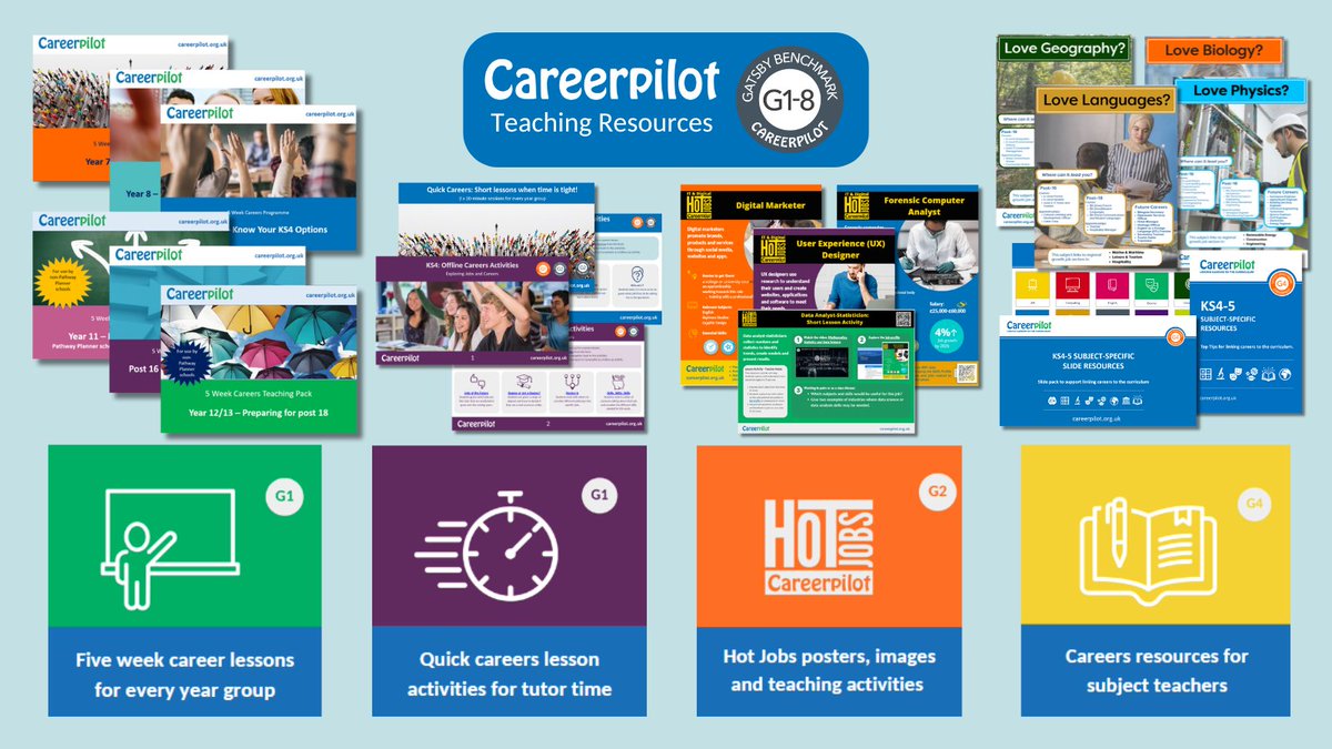 In preparation for next week’s National Careers Week -using your admin login you can access all these great teaching resources in the Careerpilot Adviser Zone: careerpilot.org.uk/adviser-zone #NCW2025