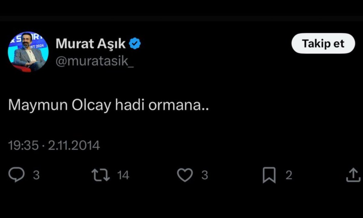 Olum sen ne kadar yüzsüz bişeymişsin ya. Suratına tükürsek yarabbi şükür diyecek kadar arsız bi döneksin. Madem öyle uğura neden saldırıyon eski twit yüzünden. Allah rakibin bile şerefli namuslusunu versin. Hem ırkçı hem şikeci hemde döneksiniz. Kendi camianı temsil ediyorsun