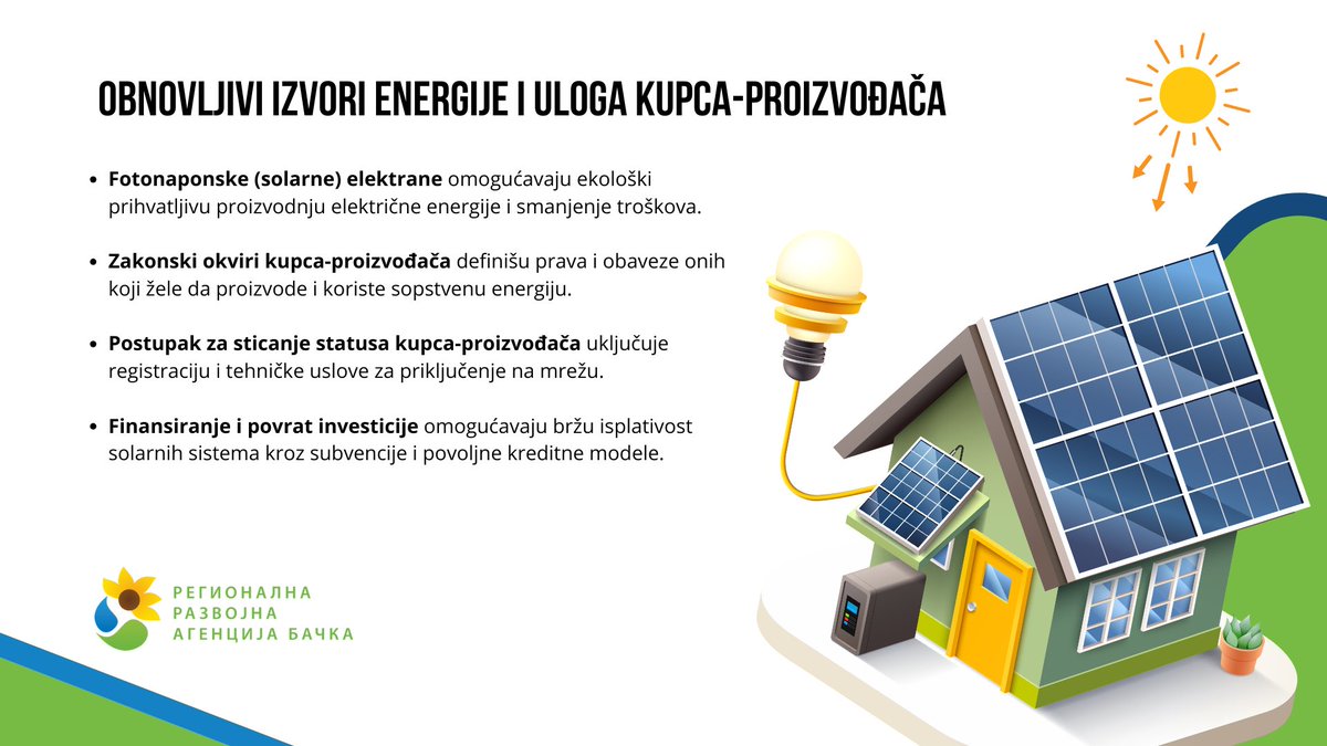 🌞 Solarna energija: Vaš korak ka ekološkoj i isplativo energetskoj budućnosti! 🌍
 
Fotonaponske solarne elektrane omogućavaju vam proizvodnju sopstvene energije i značajno smanjenje troškova! 💡💸
 
Pogledajte infografiku za sve detalje i prvi korak ka vašem zelenom rešenju!