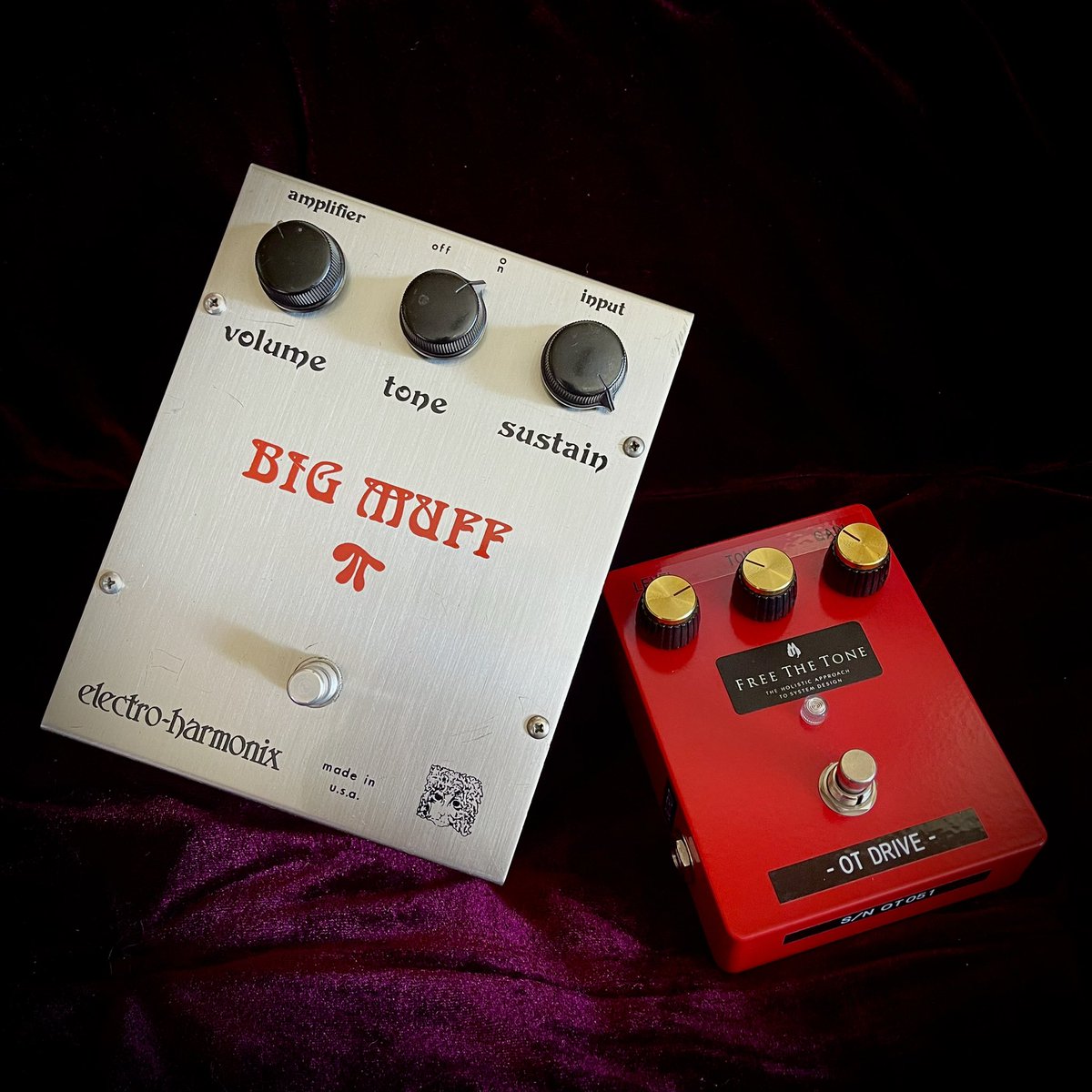 Paolo0823's tweet photo. 人生を賭けて辿り着いた理想の音。
#BIGMUFF
#RAMSHEAD
#electroharmonix
#OTDRIVE
#FREETHETONE
#エフェクター https://t.co/VaEQlndX0f