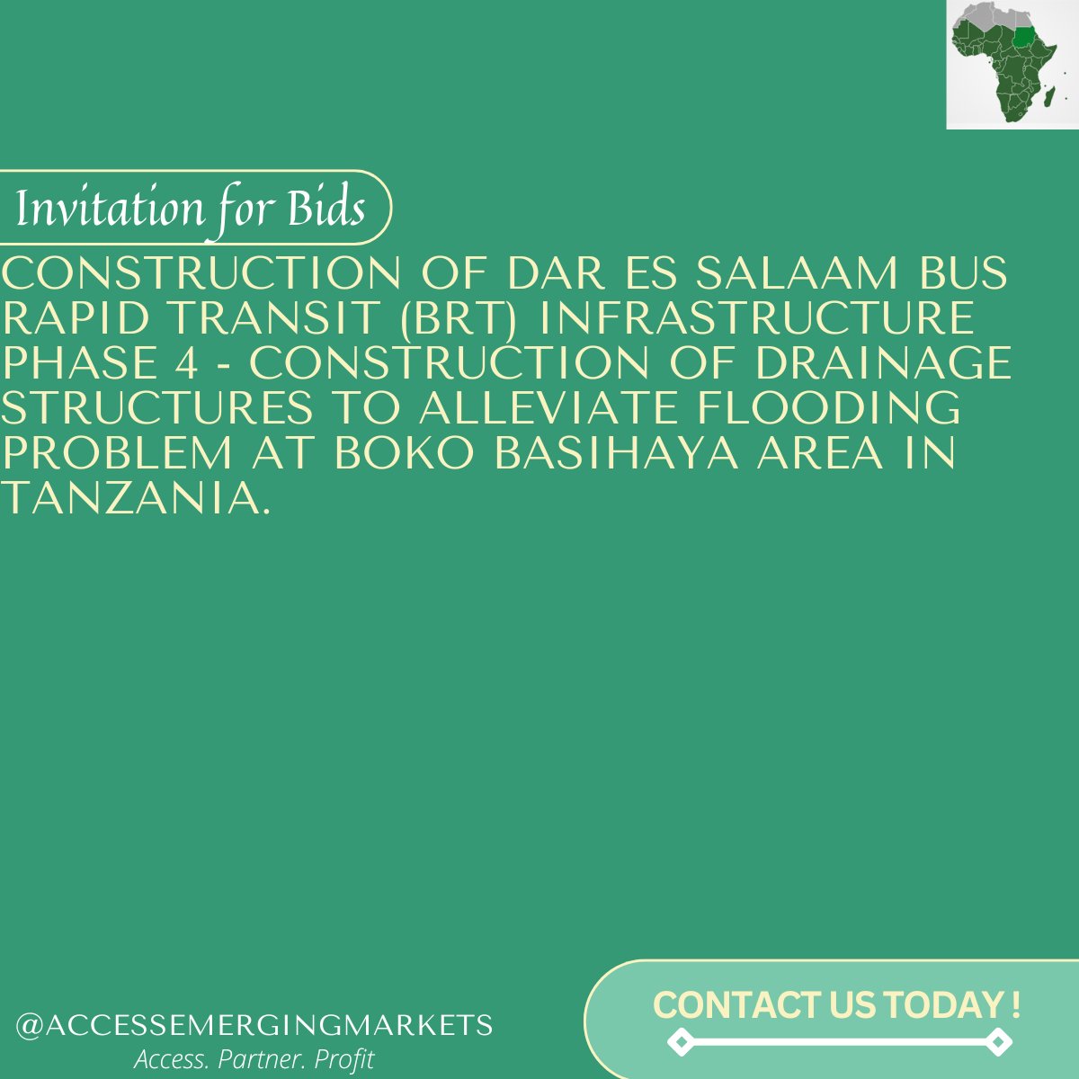 EmergingMarkett's tweet image. Contact us today to secure this project opportunity.

For more info on this opportunity, check out the project details here: lnkd.in/dgY-sGd8

#Development #Opportunities #ProjectPartnership #construction #TANZANIA