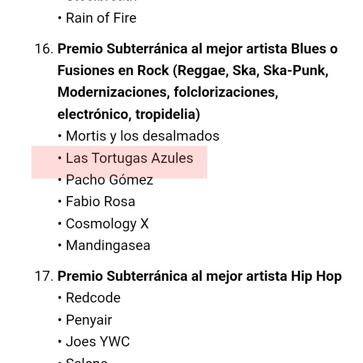 TheBlueTurtles's tweet photo. Estamos nominados como mejor artista de Blues o Fusiones en Rock en @subterranica 2025 https://t.co/CJvQDn0ebw
