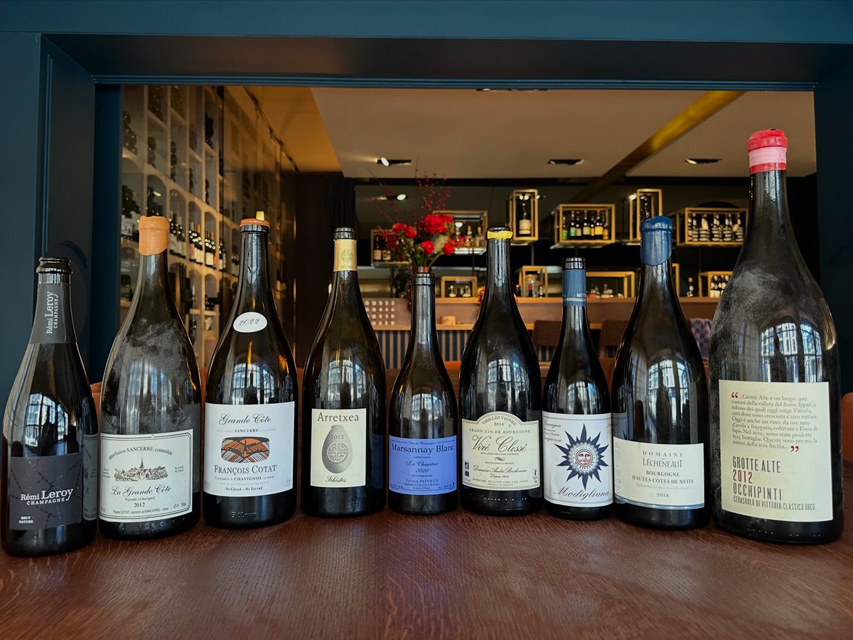 GeoffAdam's tweet photo. Big up pour les 2 Sancerre « La Grande Cote » 2012-2022, Occhipinti « Grotte Alte » dbl Magnum 2012…. Le reste était tout aussi bon https://t.co/tK2cZSglkR