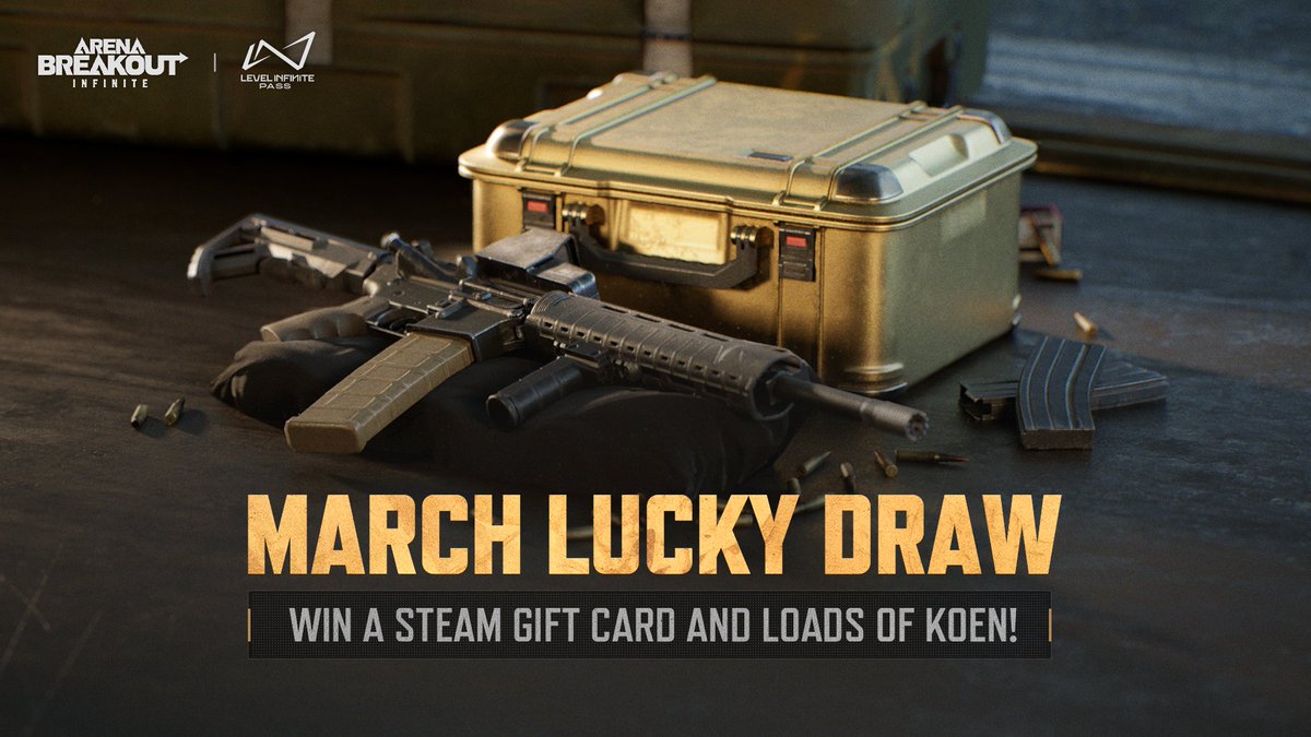 LIPASS_en's tweet image. 𝐀𝐫𝐞𝐧𝐚 𝐁𝐫𝐞𝐚𝐤𝐨𝐮𝐭 𝐈𝐧𝐟𝐢𝐧𝐢𝐭𝐞 × 𝐋𝐞𝐯𝐞𝐥 𝐈𝐧𝐟𝐢𝐧𝐢𝐭𝐞 𝐏𝐚𝐬𝐬 𝐖𝐡𝐞𝐞𝐥 𝐨𝐟 𝐋𝐮𝐜𝐤 𝐄𝐯𝐞𝐧𝐭

📣The Wheel of Luck event is approaching!
⏰Event Period: 3/1/2025 – 3/31/2025

🎁In this Wheel of Luck event, you have the chance to win a $50-Value STEAM…