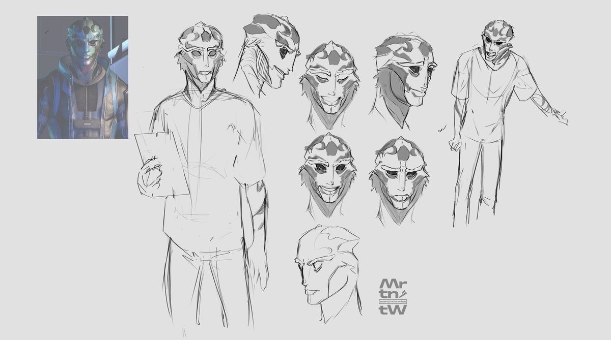mrtn_tw's tweet image. A revision of Kolyat! I wanted to give him more young-adult-ish traits and a bit more variety in his emotions
#masseffect #kolyatkrios