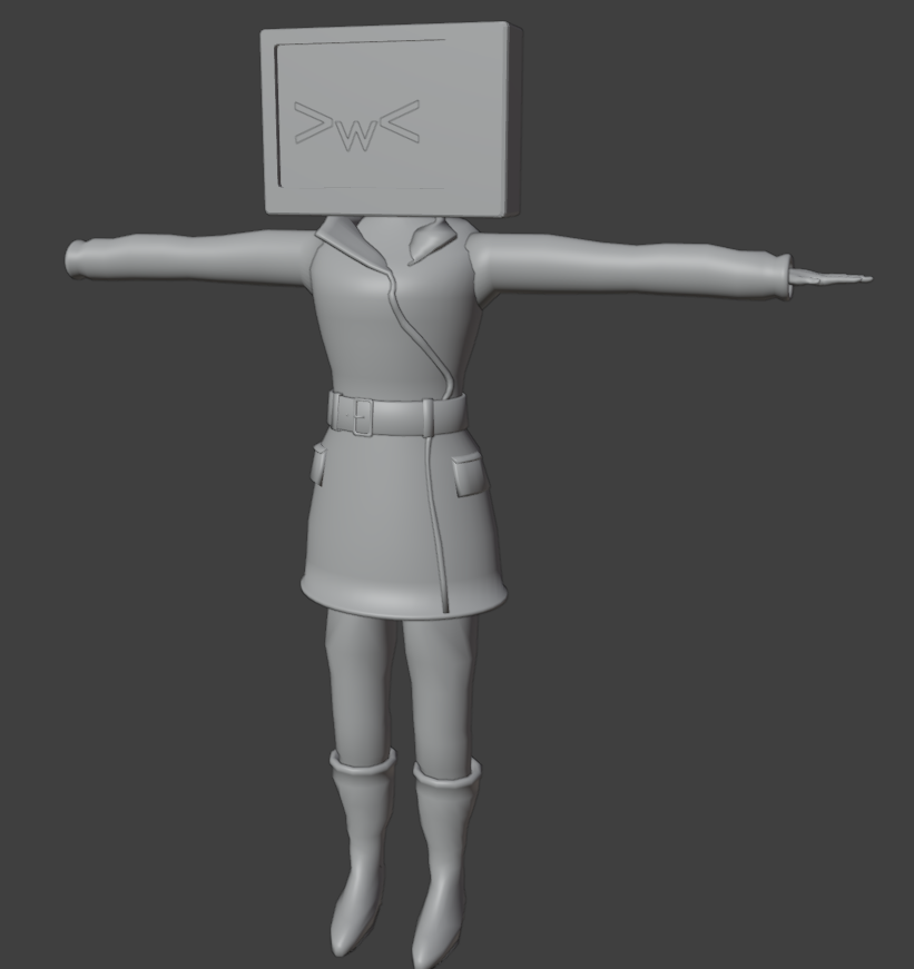 I do Skibidi Toilet now😭

A work in progress shot of a TV Woman model I've decided to make!

#skibiditoilet #tvwoman #blender #3dmodeling #VRChat