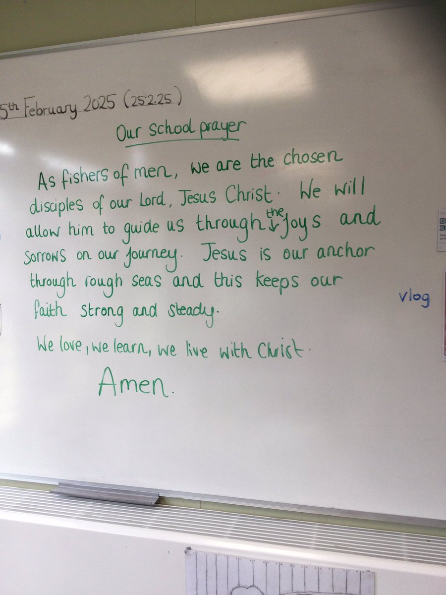 Yesterday in Religion, our class discussed how prayers impacted our lives as Christians and why they are so important. We looked at our school’s Mission Statement, dissected it to discover its meaning and then wrote our own school prayer together. We are so proud of it 😊 #STMRE