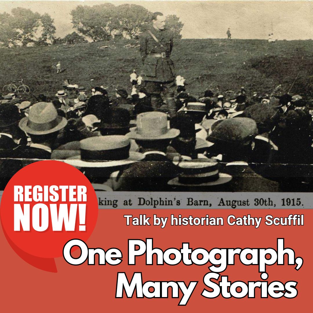 Many know this photograph of Patrick Pearse but there are so many stories behind it. Catherine Scuffil <a href="/ScuffilC/">catherine scuffil</a> is doing her fantastic talk One Photograph,Many Stories in
Dolphin's Barn Library on Monday 3rd March 2025 @ 6.30pm. Booking recommended via the library. 
A great talk