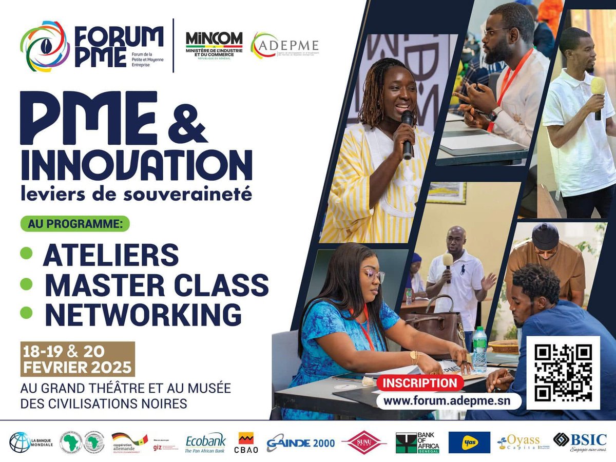 Le Forum de la PME offrit une plateforme aux PME /PMI
Pendant trois jours :

✔️ Des échanges avec des experts 
✔️ +30 ateliers spécialisés 
✔️ Des partenariats stratégiques 
✔️ Un espace d’exposition innovant 

Merci à tous les participants ! #ForumPME