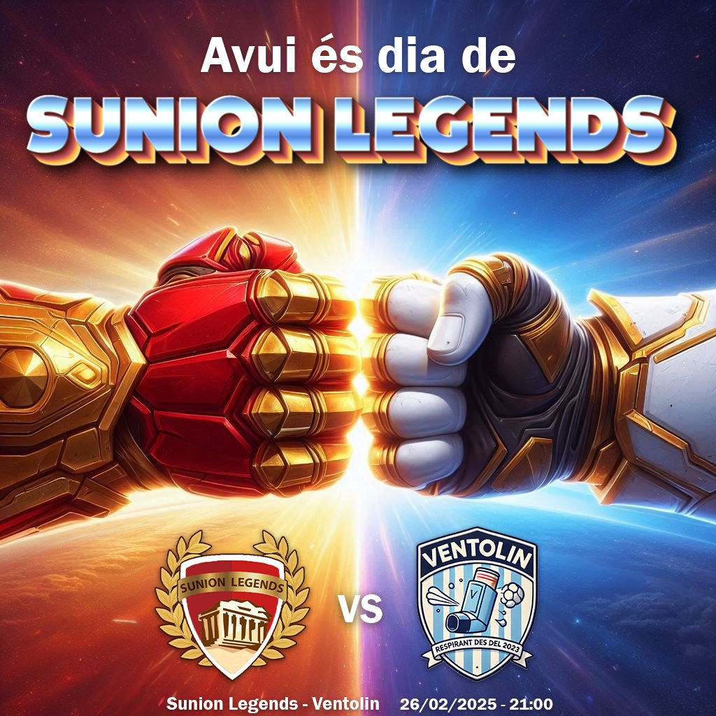 SunionLegends's tweet photo. AVUI ÉS EL DERBY SUNIONITA🔥 https://t.co/lidEr8CtL1