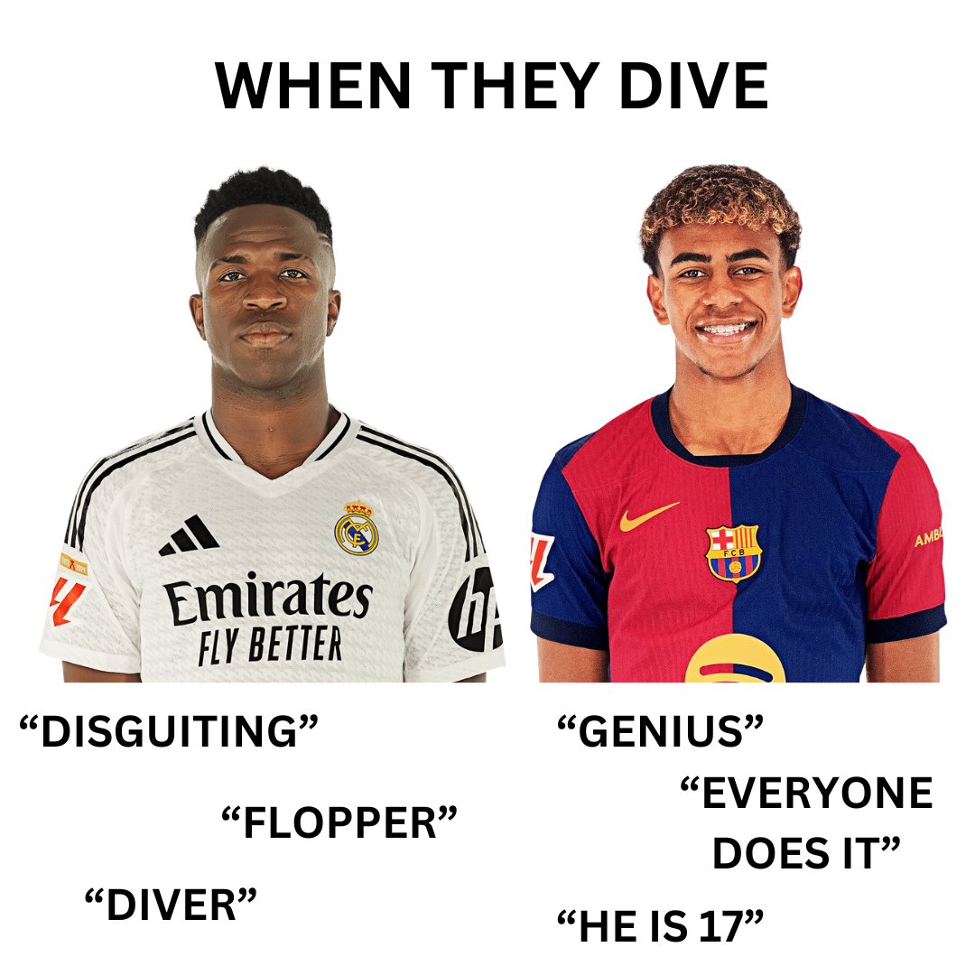 The double standard by Barca fans over the last 12 hours has been DISGUISTING