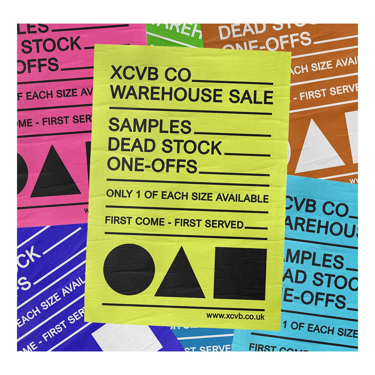 Warehouse sale // New lines added // Last day to order for shipping this week // xcvb.co.uk
