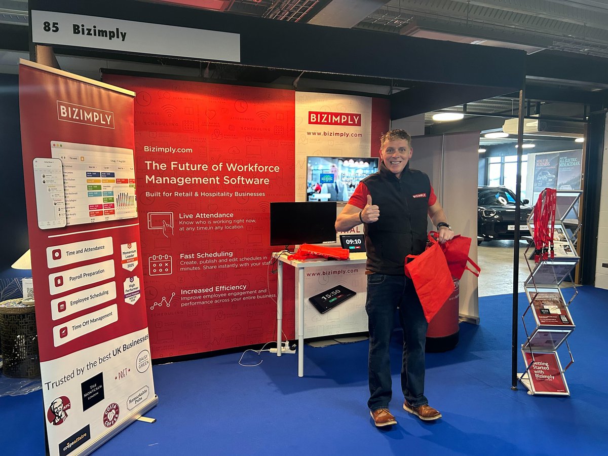 Our team is in Cumbria at this very moment! 🚀 

Pop over and say hello, we're at The Lakes Hospitality Trade Show at Stand 85 🌟

 We're showing hospitality operators how to:

- Optimise labour costs without cutting staff
- Build efficient schedules in minutes, not hours
-