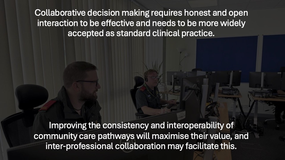 Very happy to see 'Perceived benefits and limitations of remote decision-making support for ambulance clinicians in a single NHS trust.' now published in the British Paramedic Journal, 9(4),1-6.

ingentaconnect.com/contentone/tco…