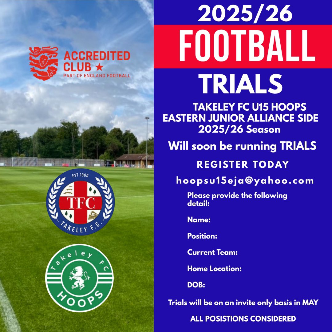 Takeley FC tweet media
