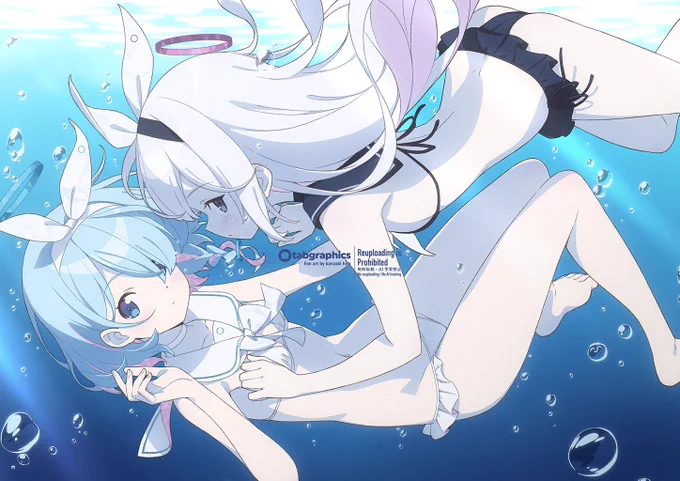 過去絵の再掲なんですが一年経っても誰にも気付いてもらえなかったので…(ぼくも忘れてました)#ブルアカ 