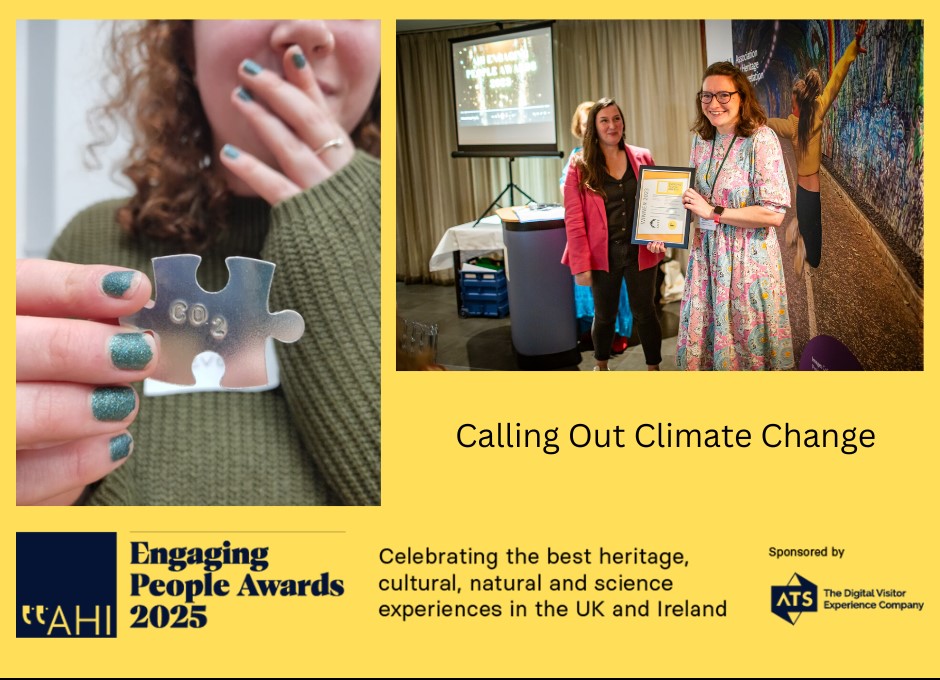 Do you engage people with the impacts, challenges &amp; opportunities of climate change? Enter AHI’s Engaging People Awards Calling Out Climate Change category.
More info &amp; entry ow.ly/Enzt50V6IVi
#heritageinterpretation #scienceengagement #natureinterpretation