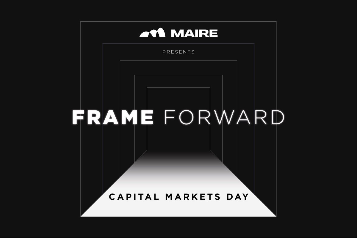 #FRAMEFORWARD is coming: join our Capital Markets Day on the 4th of March 2025, at 3 PM (CET). Register here ⏩ groupmaire.com/en/