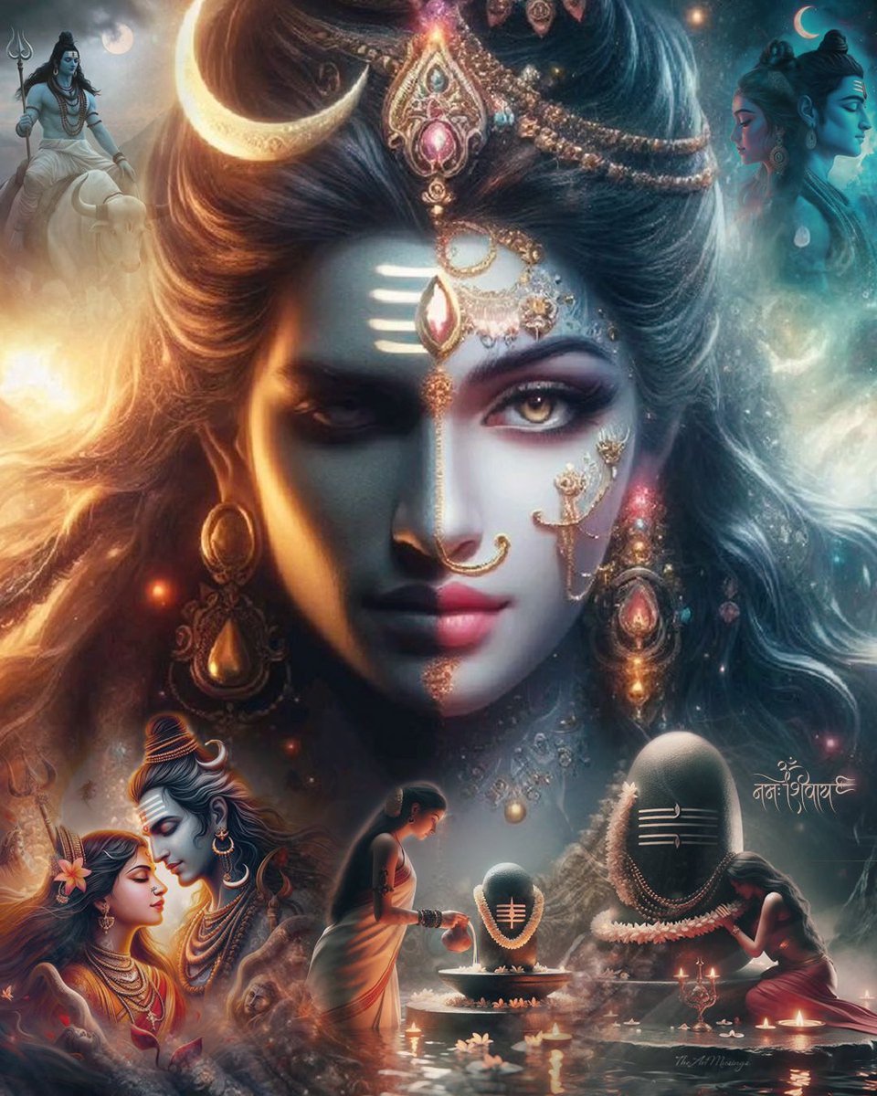नमः पार्वती पतये हर हर महादेव
.
Wishing Everyone A Very Happy Mahashivratri, May Lord Shiva &amp; Mother Goddess Parvati Bless Us All
.
#art #Mahashivratri2025 #Shivaratri #shivratri #shivratri2025