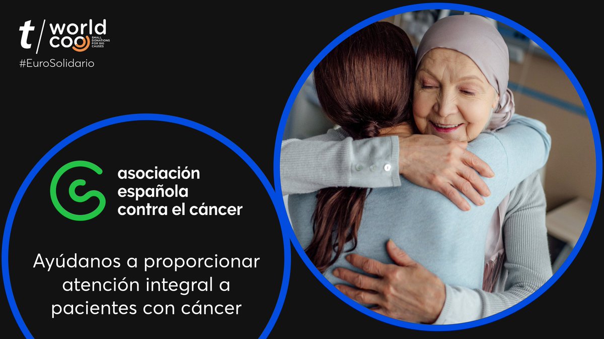 Nunca dejaremos de luchar 🤜🤛
Durante este mes de febrero y marzo, si vas a comprar entradas para eventos en directo 🎫 puedes destinar tu Euro Solidario a la <a href="/ContraCancerEs/">Asociación Española Contra el Cáncer</a> y ayudar a proporcionar atención integral a pacientes con cáncer 
<a href="/worldcoo/">Worldcoo</a> 
ℹ️ bit.ly/4hqOFoc
