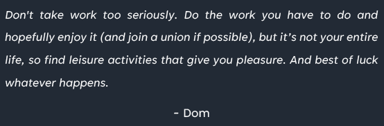 DisPrecWork's tweet image. Wednesday Weekly Insights on Work &amp;amp; Rest #23

Following the completion of the research project in July, I will be posting a brief message regarding work &amp;amp;/or rest (from the thesis) by a different gig economy worker subjected to disablement #DisabilityGigEconomy #DisabilityTwitter