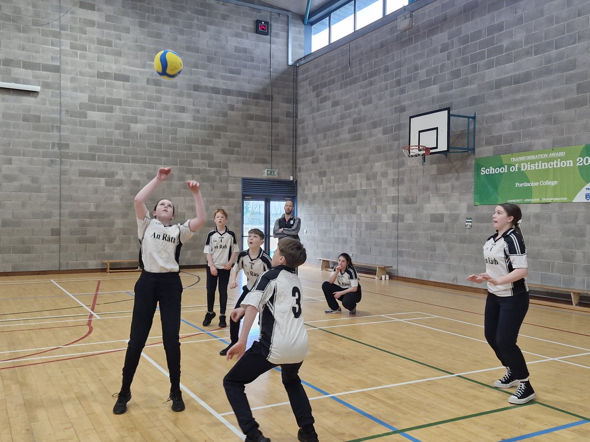 Rath N.S. (@rathns_) on Twitter photo 6th Class pupils travelled to <a href="/PortlaoiseColl/">Portlaoise College</a> yesterday for a volleyball competition. Well done to all, but in particular to our mixed team who qualified for the national finals in Limerick next week. Thank you Mr Walsh for coaching the teams. More photos on the website. 6th Class pupils travelled to <a href="/PortlaoiseColl/">Portlaoise College</a> yesterday for a volleyball competition. Well done to all, but in particular to our mixed team who qualified for the national finals in Limerick next week. Thank you Mr Walsh for coaching the teams. More photos on the website.